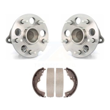 Rear Brake Drum Shoes And Wheel Hub Bearing Assembly Kit For 2004-2010 Toyota Sienna FWD K7D-100771