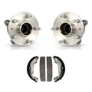 Rear Brake Drum Shoes And Wheel Hub Bearing Assembly Kit For 2011-2012 Chevrolet Cruze K7D-100774