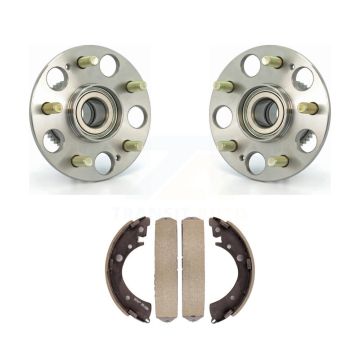 Rear Brake Drum Shoes And Wheel Hub Bearing Kit For 2004-2005 Honda Civic Si with Coupe K7D-100783