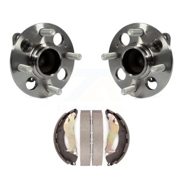 Rear Brake Drum Shoes And Wheel Hub Bearing Assembly Kit For 2012-2017 Hyundai Accent K7D-100790