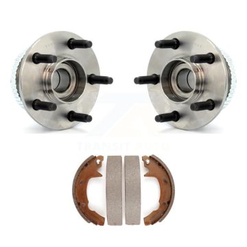 Rear Brake Drum Shoes And Wheel Hub Bearing Assembly Kit For Ford Taurus Mercury Sable K7D-100791
