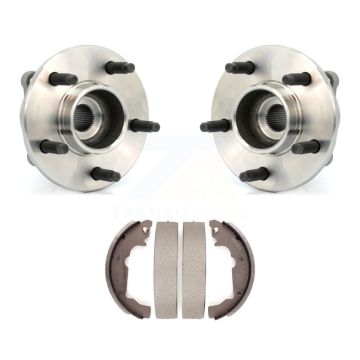Rear Brake Drum Shoes & Hub Bearing Kit For Saturn Vue Pontiac Torrent Chevrolet Equinox K7D-100792