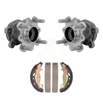 Rear Brake Drum Shoes And Wheel Hub Bearing Assembly Kit For Toyota Yaris iA Scion K7D-100797