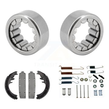 Rear Drum Brake Shoe & Hardware And Wheel Bearing Kit For Dodge Ram 2500 K7D-100810