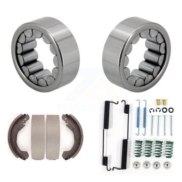 Rear Drum Brake Shoe & Hardware And Wheel Bearing Kit For 1988-1991 C1500 Chevrolet GMC K7D-100813