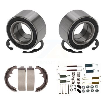 Rear Drum Brake Shoe & Hardware Bearing Kit For 98-02 Ford Ranger With 10" Diameter K7D-100826
