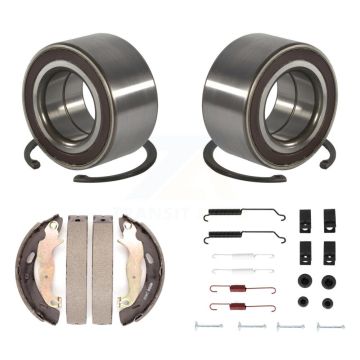 Rear Drum Brake Shoe & Hardware And Wheel Bearing Kit For Ford Fiesta ST K7D-100831