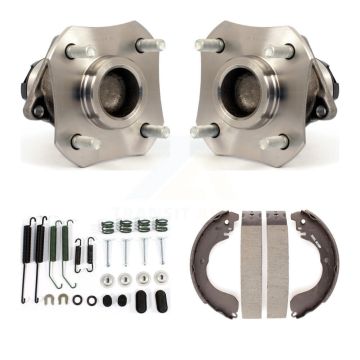 Rear Drum Brake Shoe & Hardware And Wheel Hub Bearing Assembly Kit For Nissan Versa K7D-100833