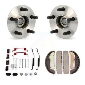 Rear Drum Brake Shoe & Hardware And Hub Bearing Kit For Chrysler Sebring Dodge Stratus K7D-100834