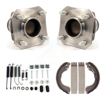 Rear Drum Brake Shoe & Hardware And Wheel Hub Bearing Assembly Kit For Nissan Versa K7D-100841