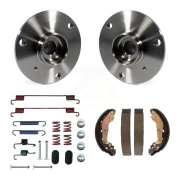 Rear Drum Brake Shoe & Hardware And Wheel Hub Bearing Assembly Kit For Smart Fortwo K7D-100846
