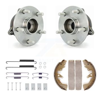 Rear Drum Brake Shoe & Hardware And Hub Bearing Kit For 2006-2008 Suzuki Grand Vitara K7D-100847