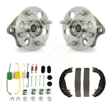 Rear Drum Brake Shoe & Hardware And Hub Bearing Kit For 2006-2007 Toyota Yaris Non-ABS K7D-100849