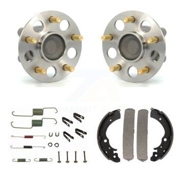 Rear Drum Brake Shoe & Hardware And Wheel Hub Bearing Assembly Kit For Honda Civic K7D-100856