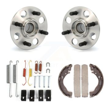 Rear Drum Brake Shoe & Hardware And Wheel Hub Bearing Assembly Kit For Honda Fit K7D-100858