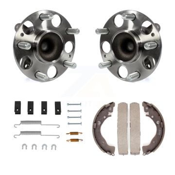 Rear Drum Brake Shoe & Hardware And Wheel Hub Bearing Assembly Kit For Honda Civic K7D-100860