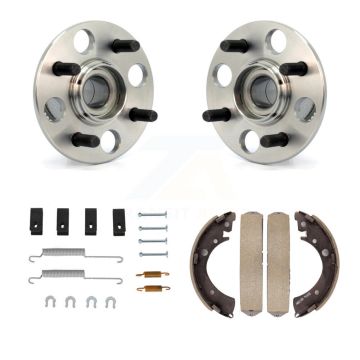 Rear Drum Brake Shoe & Hardware And Wheel Hub Bearing Assembly Kit For Honda Civic K7D-100863