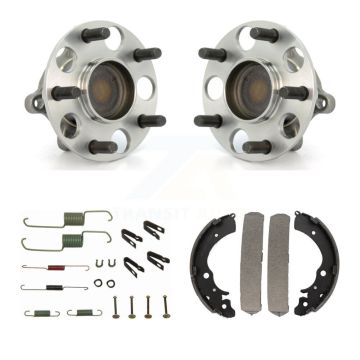 Rear Drum Brake Shoe & Hardware And Wheel Hub Bearing Assembly Kit For Honda Civic GX K7D-100866