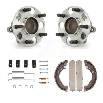Rear Drum Brake Shoe & Hardware And Wheel Hub Bearing Assembly Kit For Honda Civic K7D-100867