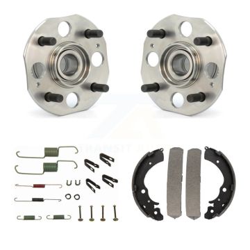 Rear Drum Brake Shoe & Hardware And Wheel Hub Bearing Assembly Kit For Honda Accord K7D-100870