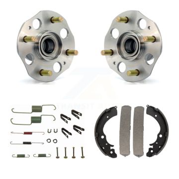Rear Drum Brake Shoe & Hardware And Wheel Hub Bearing Assembly Kit For Honda Accord K7D-100871