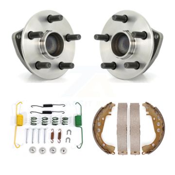 Rear Drum Brake Shoe & Hardware And Hub Bearing Kit For 2000-2005 Toyota Celica Non-ABS K7D-100873