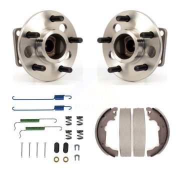 Rear Drum Brake Shoe & Hardware Hub Bearing Kit For Pontiac Aztek FWD with 4-Wheel ABS K7D-100877