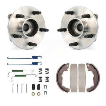 Rear Drum Brake Shoe & Hardware Hub Bearing Kit For Saturn Vue Pontiac Torrent Chevrolet K7D-100880