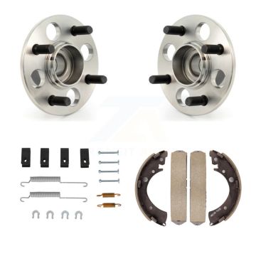 Rear Drum Brake Shoe & Hardware And Hub Bearing Assembly Kit For Honda Civic Acura EL K7D-100884