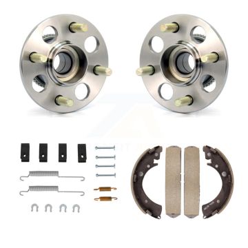 Rear Drum Brake Shoe & Hardware And Wheel Hub Bearing Assembly Kit For Honda Civic K7D-100888