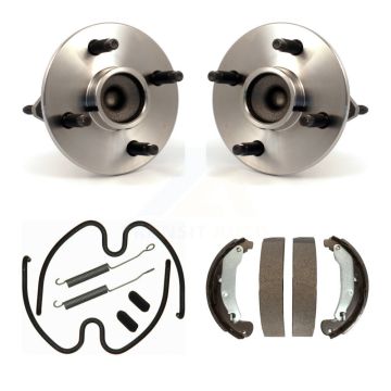 Rear Drum Brake Shoe & Hardware Hub Bearing Kit For Chevrolet Cobalt Pontiac Saturn Ion K7D-100891