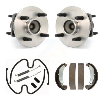 Rear Drum Brake Shoe & Hardware Hub Bearing Kit For Chevrolet Cobalt Pontiac Saturn Ion K7D-100892