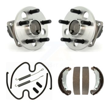 Rear Drum Brake Shoe & Hardware Hub Bearing Kit For Pontiac Sunfire Chevrolet Cavalier K7D-100893
