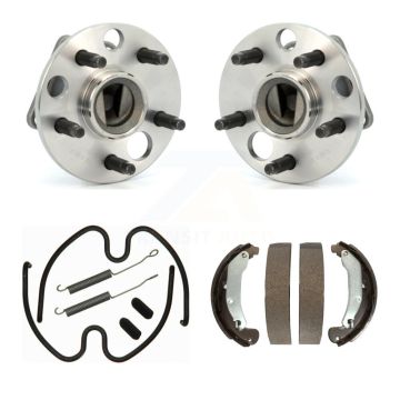 Rear Drum Brake Shoe & Hardware Hub Bearing Kit For Pontiac Sunfire Chevrolet Cavalier K7D-100894