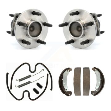 Rear Drum Brake Shoe & Hardware Hub Bearing Kit For Chevrolet Cobalt Pontiac G5 Saturn K7D-100895