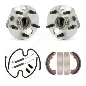 Rear Drum Brake Shoe & Hardware And Hub Bearing Kit For 2003 Chevrolet Cavalier Non-ABS K7D-100898