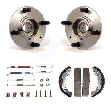 Rear Drum Brake Shoe & Hardware And Hub Bearing Kit For 2001-2006 Hyundai Elantra Non-ABS K7D-100902