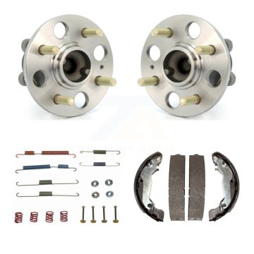 Rear Drum Brake Shoe & Hardware And Hub Bearing Kit For 2006 Hyundai Accent 4-Wheel ABS K7D-100904