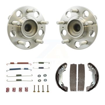 Rear Drum Brake Shoe & Hardware And Hub Bearing Kit For 2008-2010 Hyundai Elantra Non-ABS K7D-100907