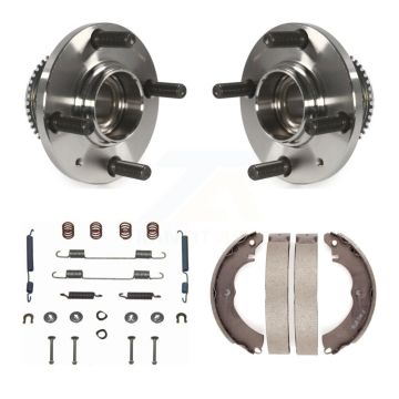 Rear Drum Brake Shoe & Hardware And Hub Bearing Kit For 2002-2007 Mitsubishi Lancer ES K7D-100910