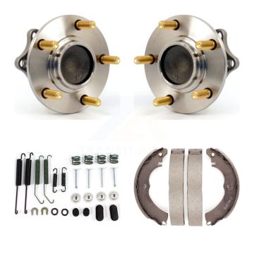 Rear Drum Brake Shoe & Hardware And Wheel Hub Bearing Assembly Kit For Mitsubishi Lancer K7D-100912