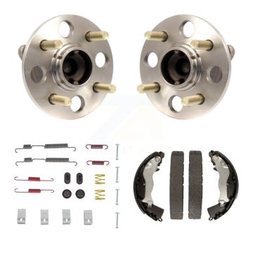 Rear Drum Brake Shoe & Hardware Hub Bearing Kit For Hyundai Accent Kia Rio Rio5 Non-ABS K7D-100915