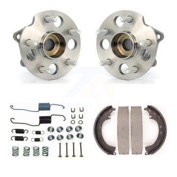 Rear Drum Brake Shoe & Hardware And Wheel Hub Bearing Kit For 2001-2002 Toyota RAV4 AWD K7D-100920