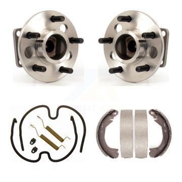 Rear Drum Brake Shoe & Hardware Hub Bearing Kit For Pontiac Montana Chevrolet Venture APV K7D-100921