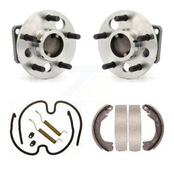 Rear Drum Brake Shoe & Hardware Hub Bearing Kit For Buick Century Chevrolet Lumina Ciera K7D-100923