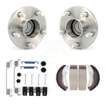 Rear Drum Brake Shoe & Hardware And Hub Bearing Kit For 2010-2013 Ford Transit Connect K7D-100925