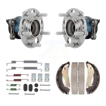 Rear Drum Brake Shoe & Hardware And Hub Bearing Assembly Kit For 2020-2023 Hyundai Venue K7D-100930
