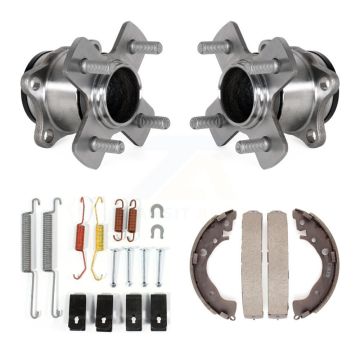 Rear Drum Brake Shoe & Hardware And Hub Bearing Assembly Kit For 2015-2020 Honda Fit K7D-100934
