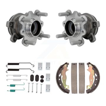 Rear Drum Brake Shoe & Hardware And Hub Bearing Assembly Kit For Toyota Yaris iA Scion K7D-100937