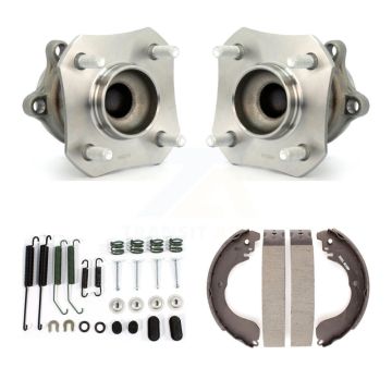 Rear Drum Brake Shoe & Hardware Hub Bearing Kit For Nissan Sentra 2.0L with 4-Wheel ABS K7D-100942